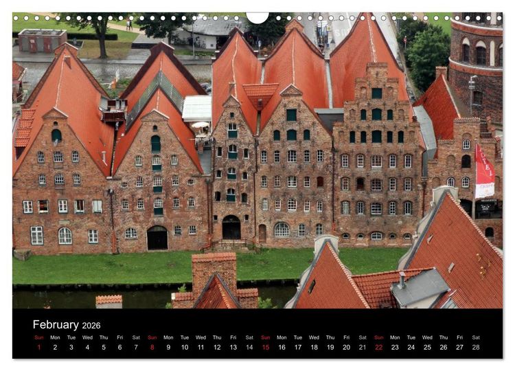 Produktbild: Monuments of Germany 2026 (Wall Calendar 2026 DIN A3 landscape), CALVENDO 12 Month Wall Calendar