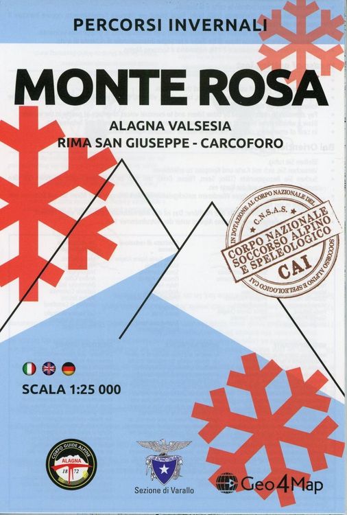 Produktbild: Percorsi invernali Monte Rosa. Alagna Valsesia, Rima S. Gius