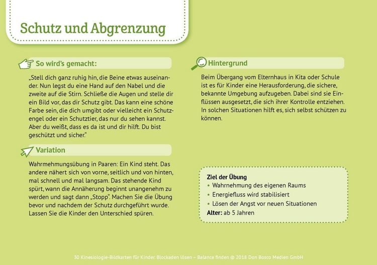 Produktbild: 30 Kinesiologie-Bildkarten f&uuml;r Kinder