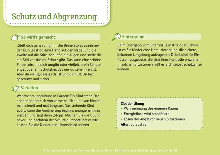 Produktbild: 30 Kinesiologie-Bildkarten für Kinder