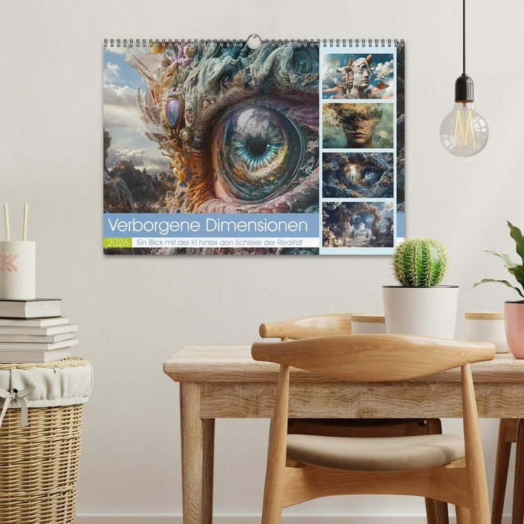 Produktbild: Verborgene Dimensionen (Wandkalender 2026 DIN A3 quer), CALVENDO Monatskalender