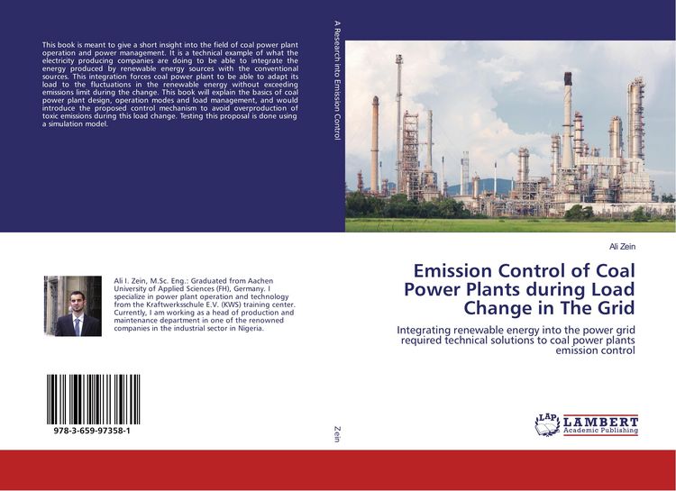 Produktbild: Emission Control of Coal Power Plants during Load Change in The Grid