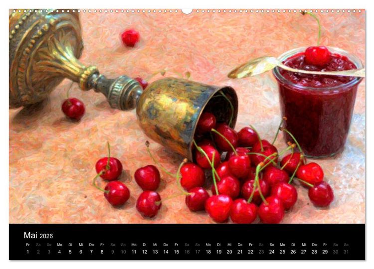 Produktbild: Neue alte Stillleben (hochwertiger Premium Wandkalender 2026 DIN A2 quer), Kunstdruck in Hochglanz