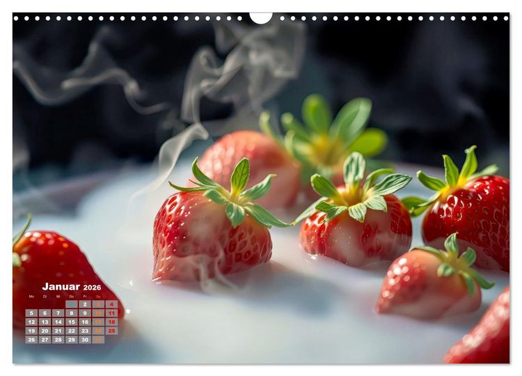 Produktbild: Superfood Blaubeeren und Erdbeeren (Wandkalender 2026 DIN A3 quer), CALVENDO Monatskalender
