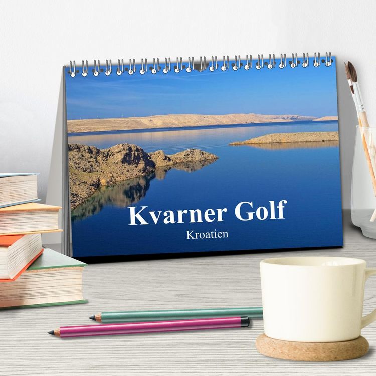 Produktbild: Kvarner Golf - Kroatien (Tischkalender 2026 DIN A5 quer), CALVENDO Monatskalender