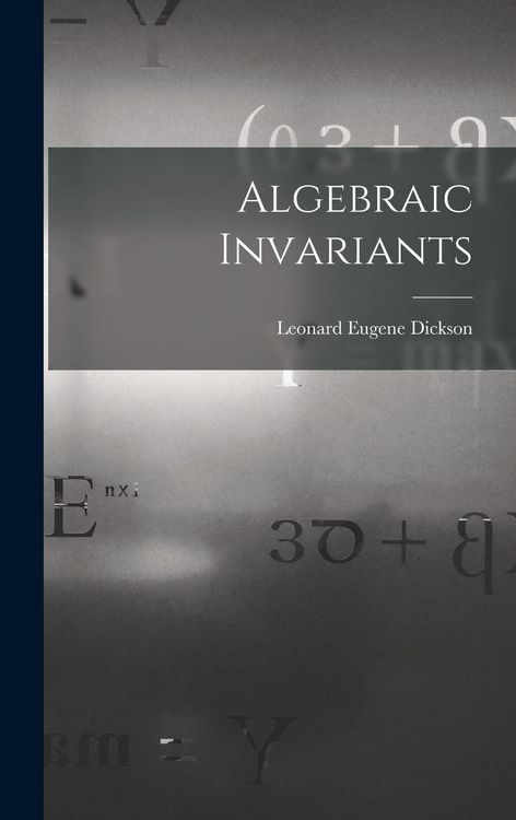 Produktbild: Algebraic Invariants