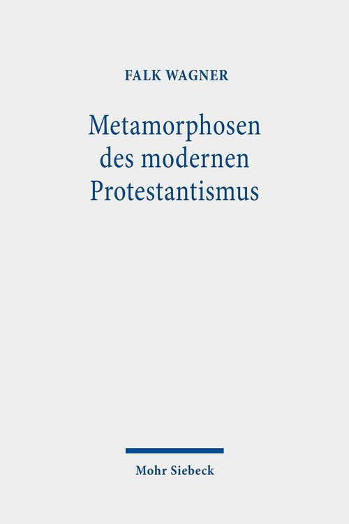 Produktbild: Metamorphosen des modernen Protestantismus