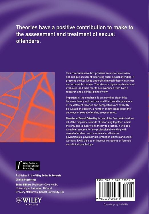 Produktbild: Theories of Sexual Offending
