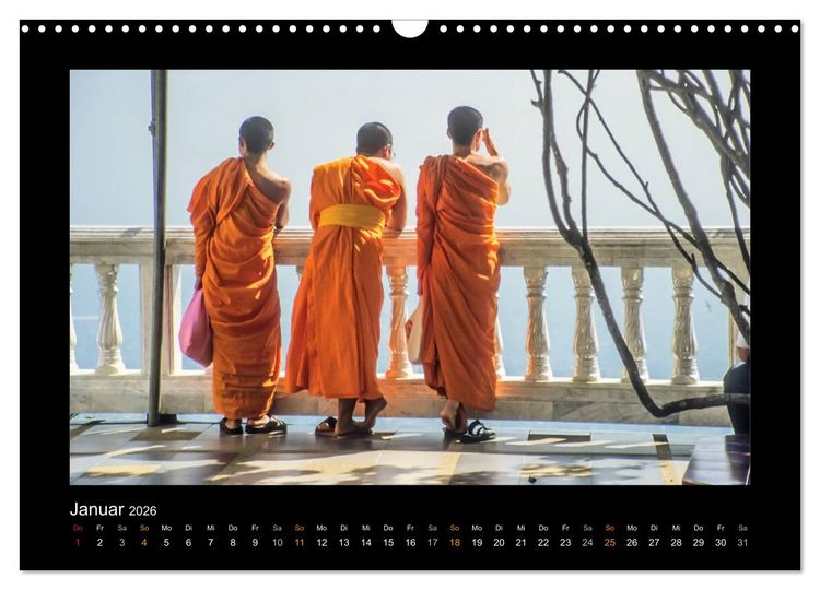 Produktbild: Thailand - Traumstr&auml;nde und Tempel (Wandkalender 2026 DIN A3 quer), CALVENDO Monatskalender