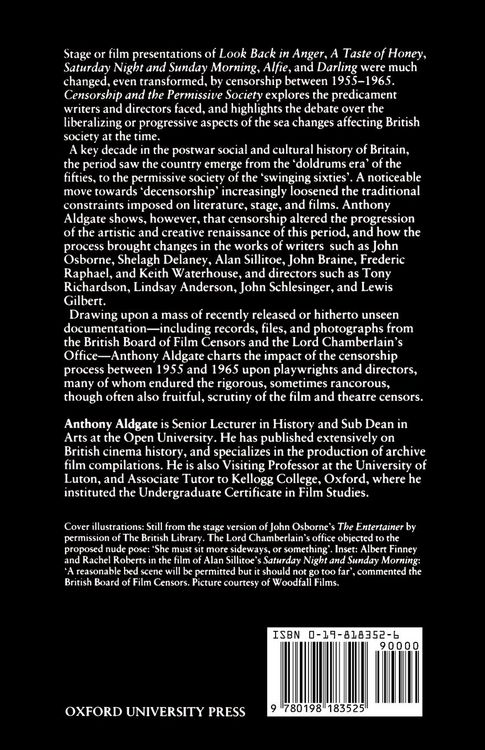 Produktbild: Censorship and the Permissive Society