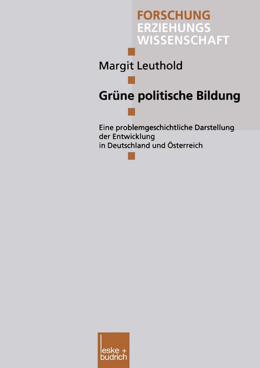 Produktbild: Gr&uuml;ne politische Bildung