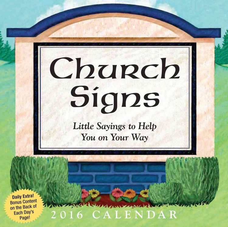 Produktbild: Church Signs Day-To-Day Calendar