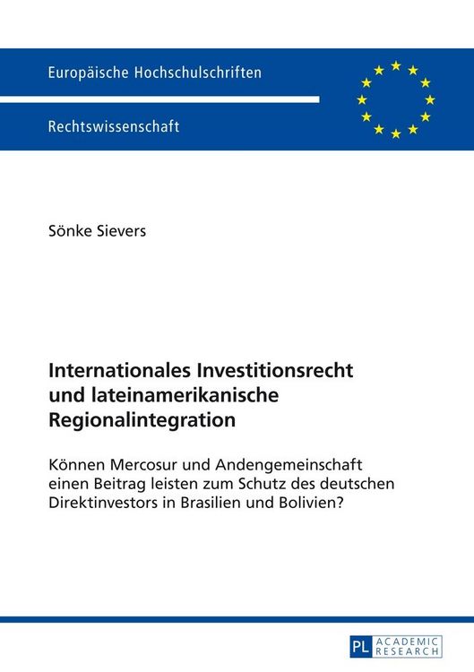 Produktbild: Internationales Investitionsrecht und lateinamerikanische Regionalintegration