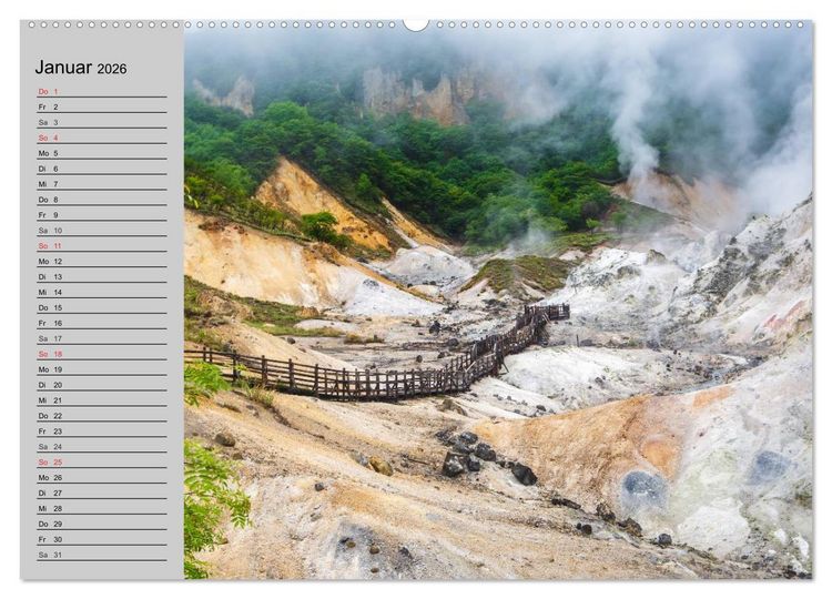 Produktbild: Japan &bull; Impressionen (Wandkalender 2026 DIN A2 quer), CALVENDO Monatskalender