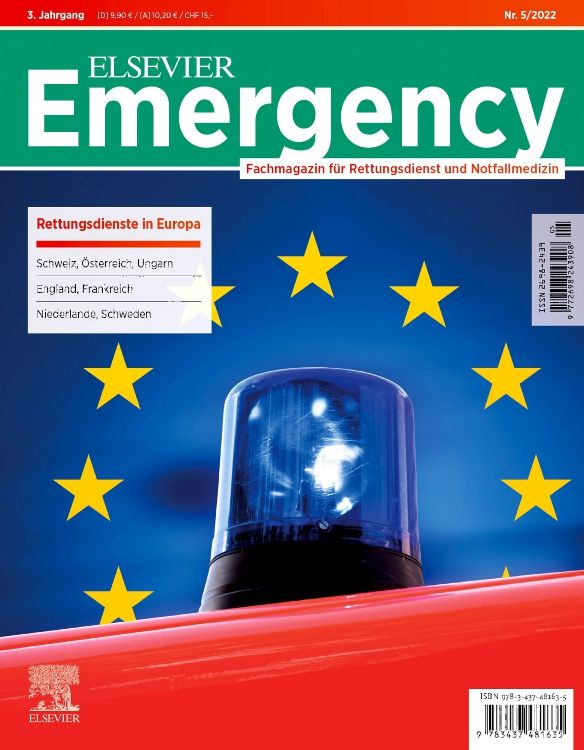 Produktbild: Elsevier Emergency. Rettungsdienst in Europa. 5/2022