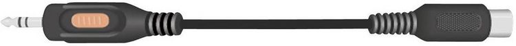 Produktbild: SpeaKa Professional SP-7869804 DIN-Anschluss / Klinke Audio Anschlusskabel [1x Diodenstecker 5pol (DIN) - 1x Klinkenstecker 3.5 mm] 1.50 m Schwarz
