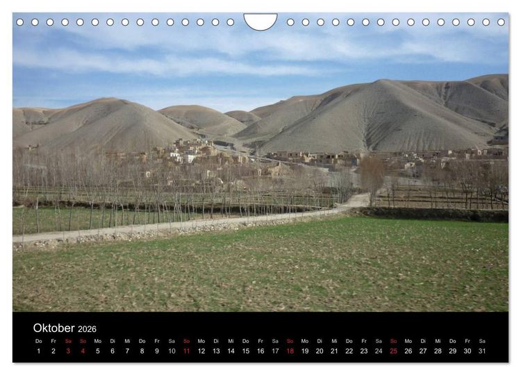 Produktbild: Afghanistan (Wandkalender 2026 DIN A4 quer), CALVENDO Monatskalender