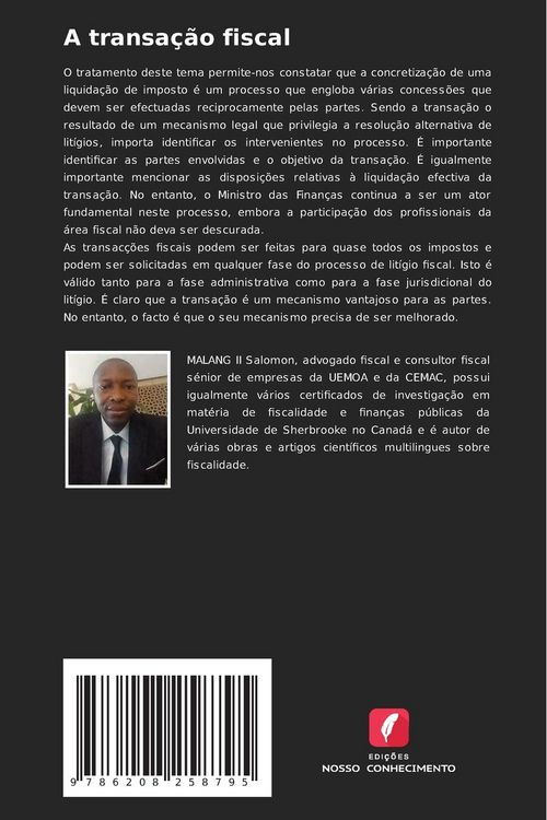 Produktbild: A transa&ccedil;&atilde;o fiscal