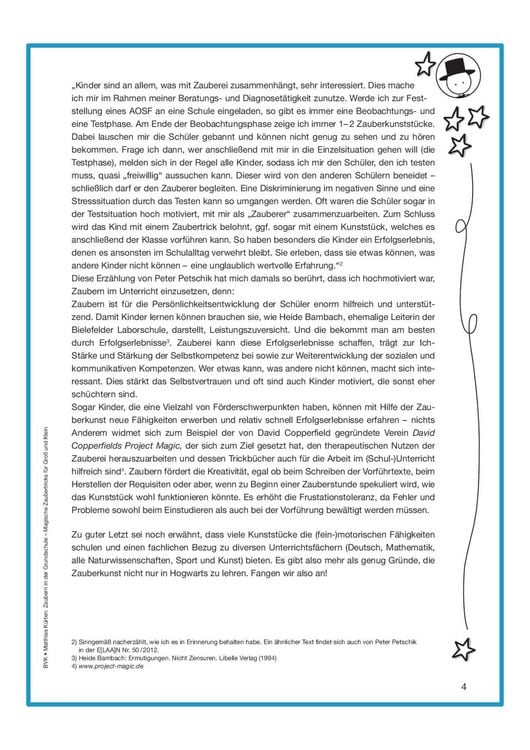 Produktbild: Zaubern in der Grundschule