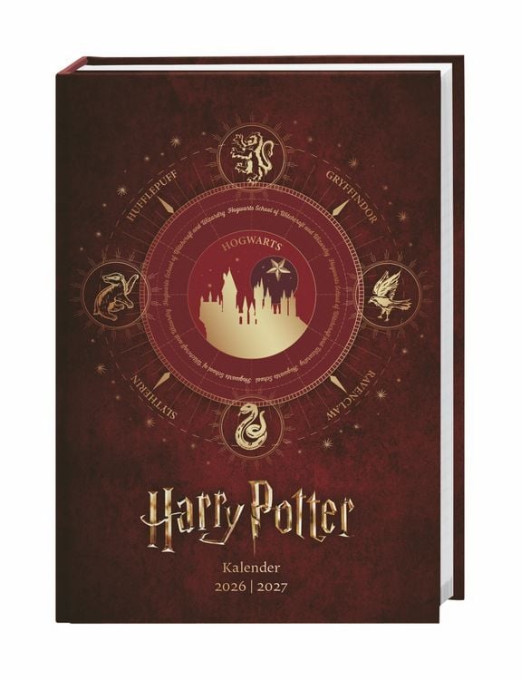 Produktbild: Harry Potter 17-Monats-Kalenderbuch A5 2027 - 17 Monate. Von August 2026 bis Dezember 2027