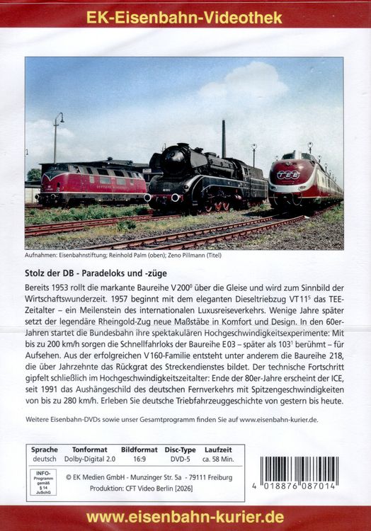Produktbild: Stolz der DB - Paradeloks und -z&uuml;ge
