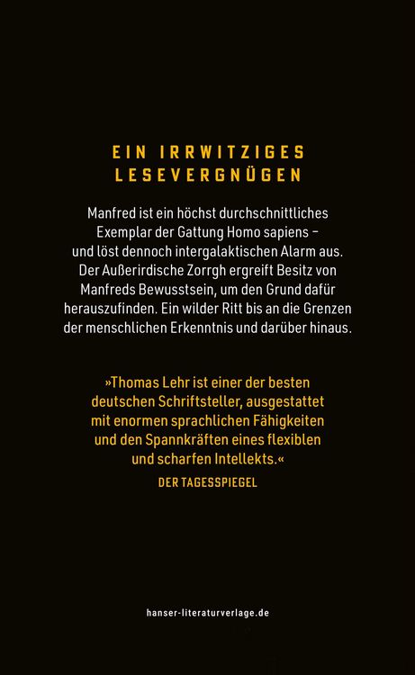 Produktbild: Manfred &ndash; Bekenntnisse eines Au&szlig;erirdischen