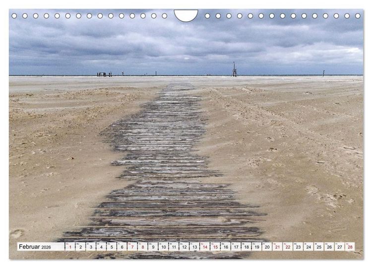 Produktbild: Inselbilder Amrum (Wandkalender 2026 DIN A4 quer), CALVENDO Monatskalender