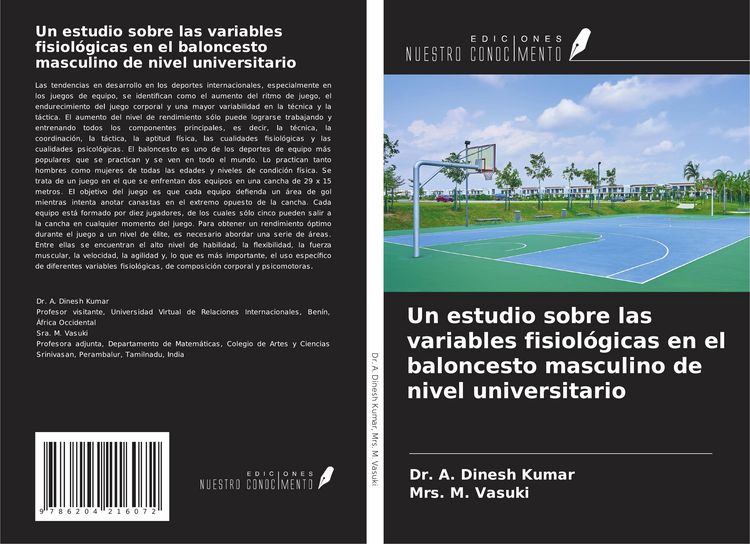 Produktbild: Un estudio sobre las variables fisiol&oacute;gicas en el baloncesto masculino de nivel universitario