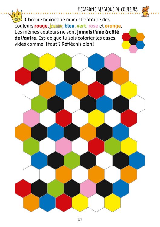 Produktbild: Bloc de casse-t&ecirc;tes et livre activite 7 ans : Des &eacute;nigmes color&eacute;es pour la maternelle - cahier activite 5 ans labyrinthe, sudoku, etc pour stimuler