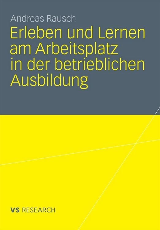 Produktbild: Erleben und Lernen am Arbeitsplatz in der betrieblichen Ausbildung