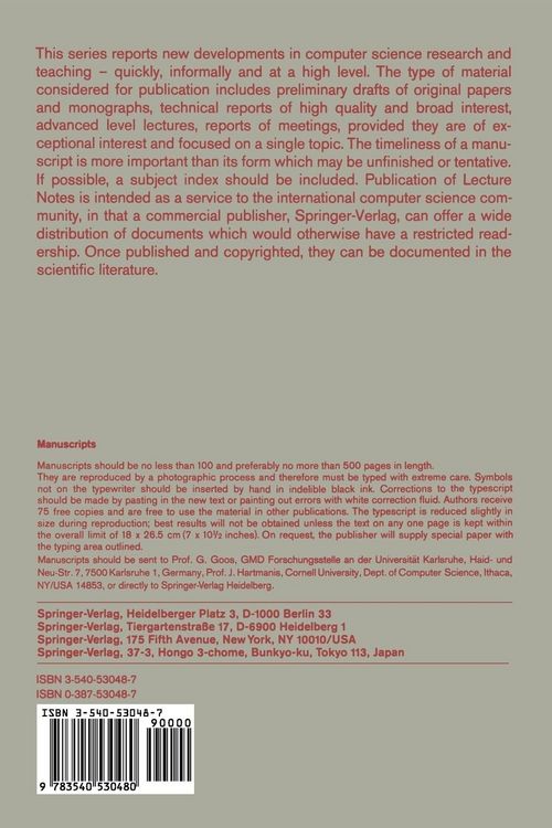 Produktbild: CONCUR '90: Theories of Concurrency: Unification and Extension