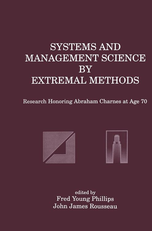 Produktbild: Systems and Management Science by Extremal Methods
