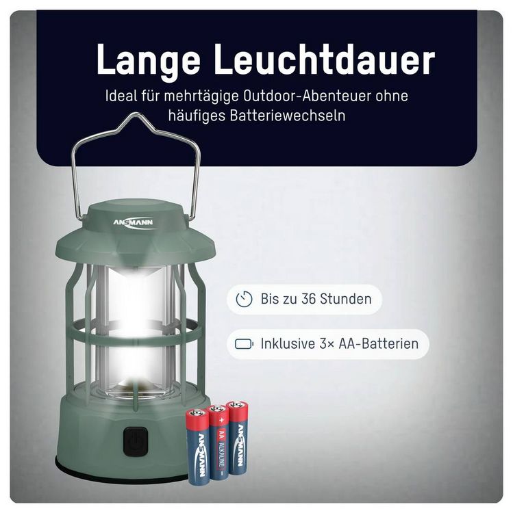 Produktbild: Ansmann 1600-0781 CL270B COB LED Camping-Leuchte 270lm
