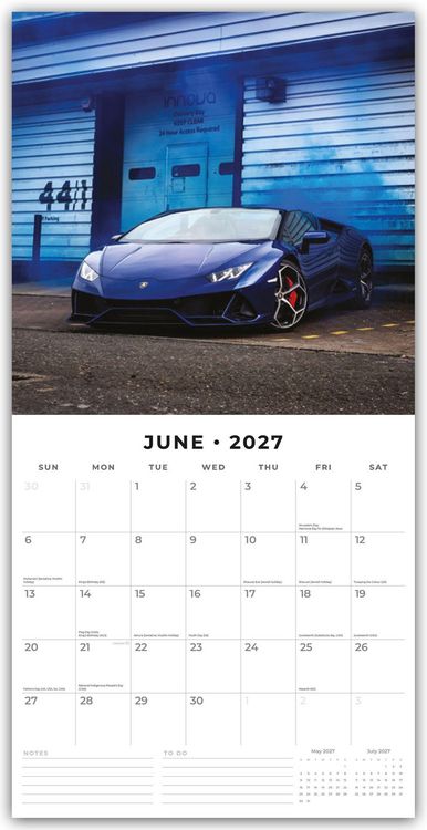 Produktbild: Lamborghini 2027 &ndash; 16-Monatskalender