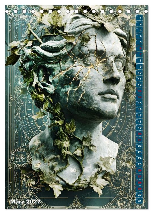 Produktbild: Umbrae Libri (Tischkalender 2027 DIN A5 hoch), CALVENDO Monatskalender
