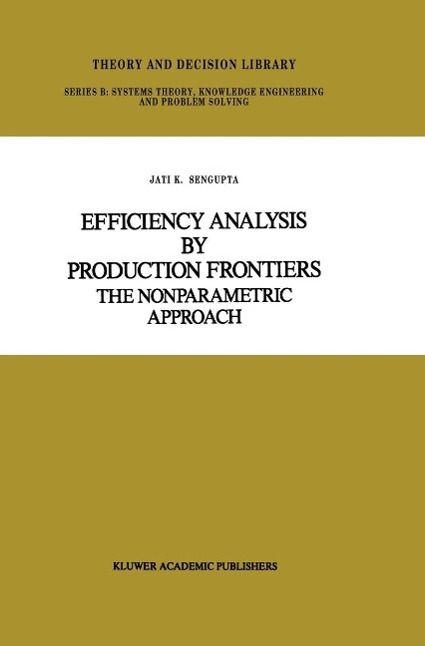 Produktbild: Efficiency Analysis by Production Frontiers