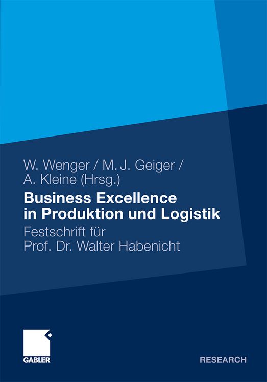 Produktbild: Business Excellence in Produktion und Logistik