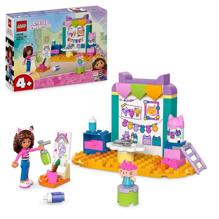 Produktbild: LEGO 4+ Gabbys Puppenhaus Bastelspaß mit Baby Box, Modellhaus 10795