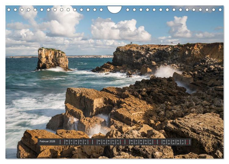 Produktbild: Portugals Atlantikk&uuml;ste (Wandkalender 2026 DIN A4 quer), CALVENDO Monatskalender