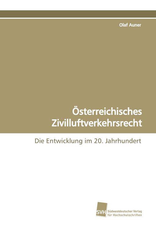 Produktbild: &Ouml;sterreichisches Zivilluftverkehrsrecht