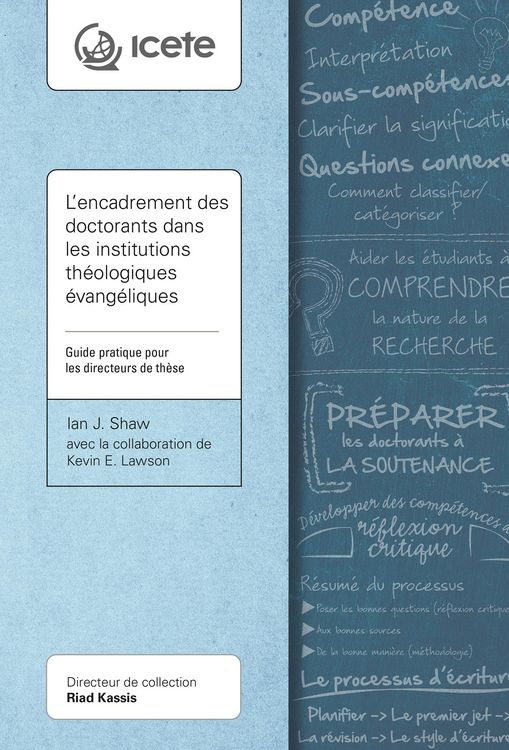 Produktbild: L'encadrement des doctorants dans les institutions th&eacute;ologiques &eacute;vang&eacute;liques
