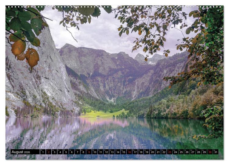 Produktbild: Bayerische M&auml;rchen-Seen (Wandkalender 2026 DIN A2 quer), CALVENDO Monatskalender