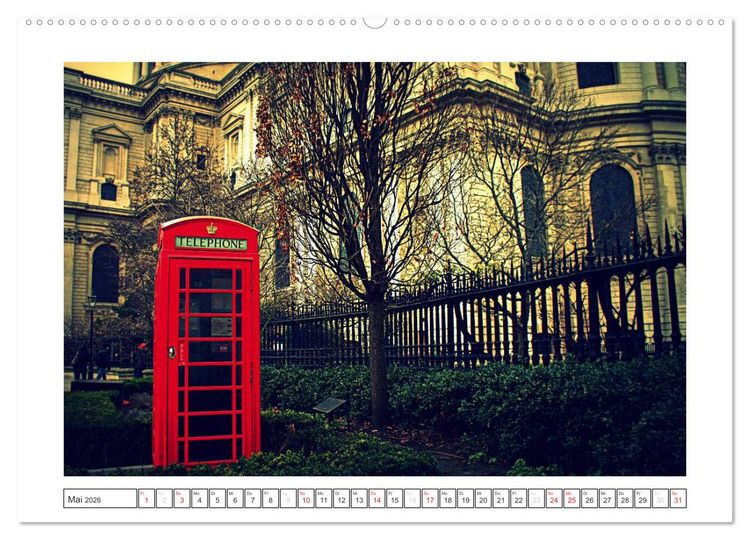 Produktbild: Neues Outfit - LONDON (Wandkalender 2026 DIN A2 quer), CALVENDO Monatskalender