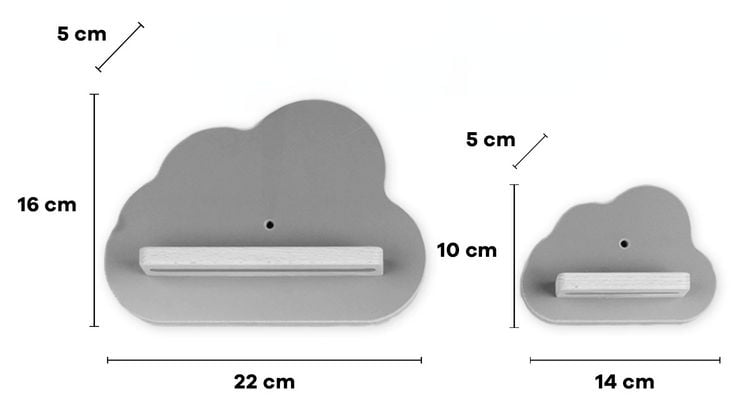 Produktbild: Wandregal  "Wolke" f&uuml;r Toniebox