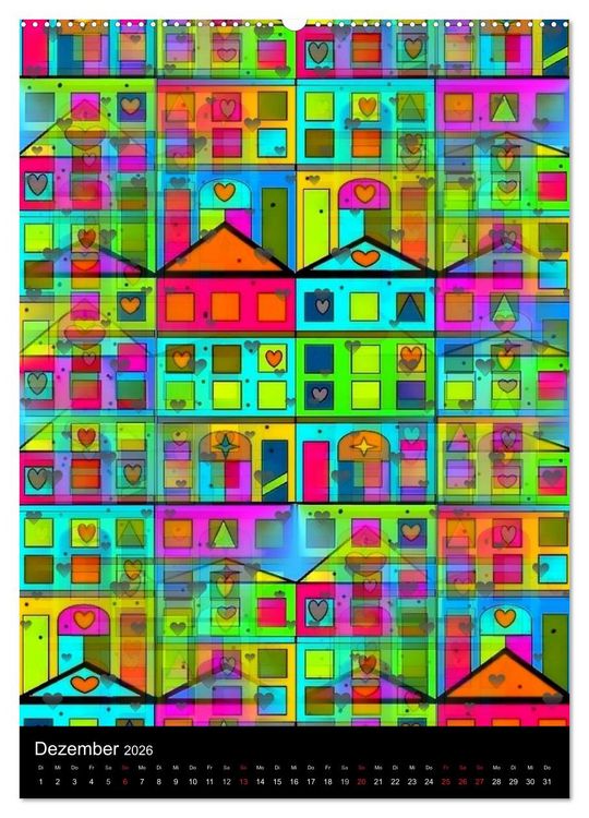 Produktbild: Pop ist auch eine ART von Nico Bielow (hochwertiger Premium Wandkalender 2026 DIN A2 hoch), Kunstdruck in Hochglanz