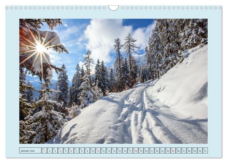 Produktbild: Sch&ouml;ne Wege im Salzburger Land (Wandkalender 2026 DIN A3 quer), CALVENDO Monatskalender