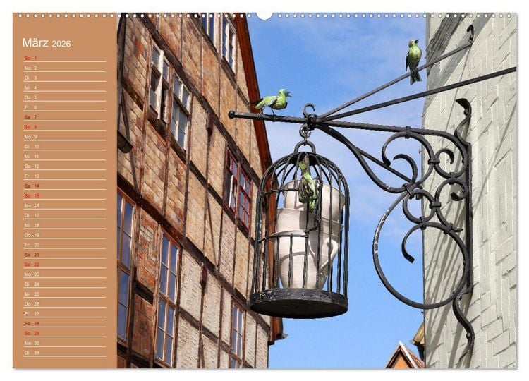 Produktbild: Quedlinburg und Gernrode (hochwertiger Premium Wandkalender 2026 DIN A2 quer), Kunstdruck in Hochglanz