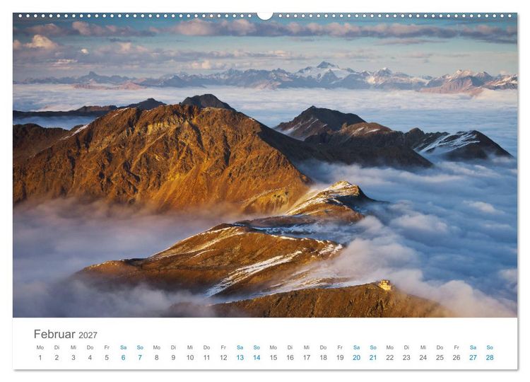 Produktbild: Alpen im Licht (Wandkalender 2027 DIN A2 quer), CALVENDO Monatskalender