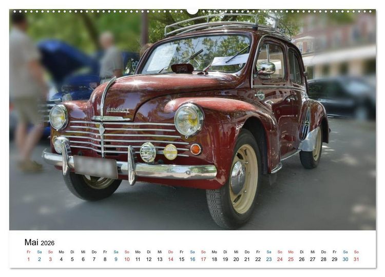 Produktbild: Oldtimer - Altes Blech in neuem Glanz (Wandkalender 2026 DIN A2 quer), CALVENDO Monatskalender