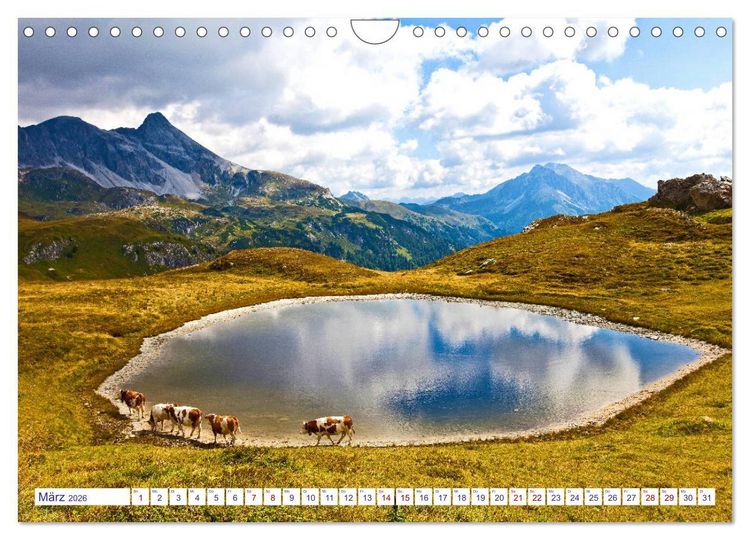 Produktbild: Sch&ouml;ne Lungauer Bergseen (Wandkalender 2026 DIN A4 quer), CALVENDO Monatskalender